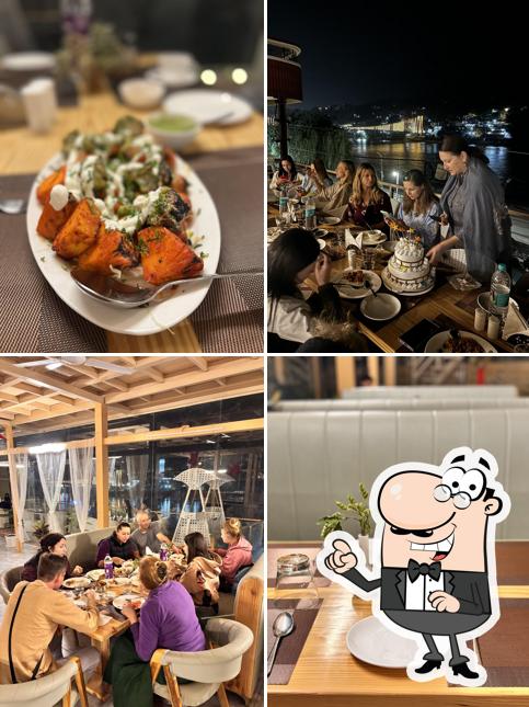 The interior of RamJhula Restaurant