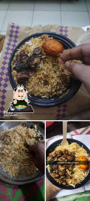 Meals at Thalairaj Biryani