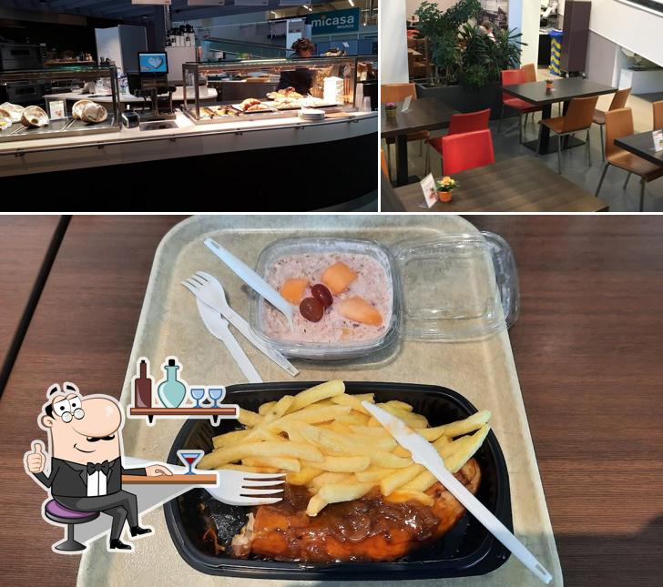 Gli interni di Migros Take Away