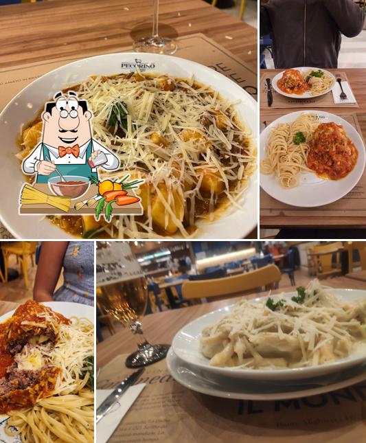 Esparguete à bolonhesa em Pecorino Bar & Trattoria Granja Viana: Massa, Risoto, Pizza, Vinho, Cotia, SP