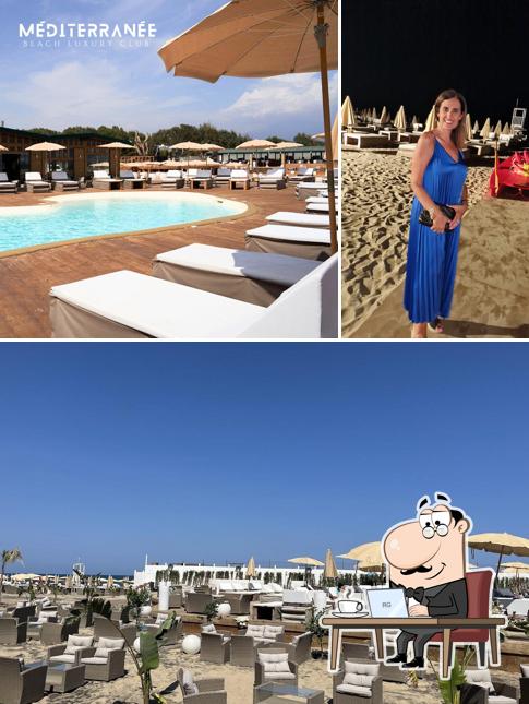 Dai un'occhiata agli interni di Méditerranée Beach Luxury Club