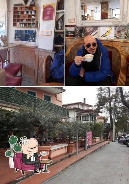 La immagine della interni e esterno di Montanelli Cafè