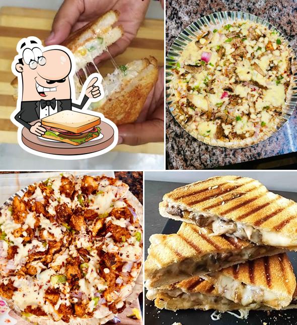 Grilled cheese sandwich at Gaga Pizzas New