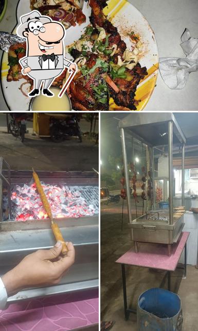 This is the photo showing exterior and food at Hotel Divesh Garden