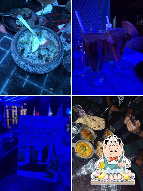 Oysters at ILLUZION Luxe Club