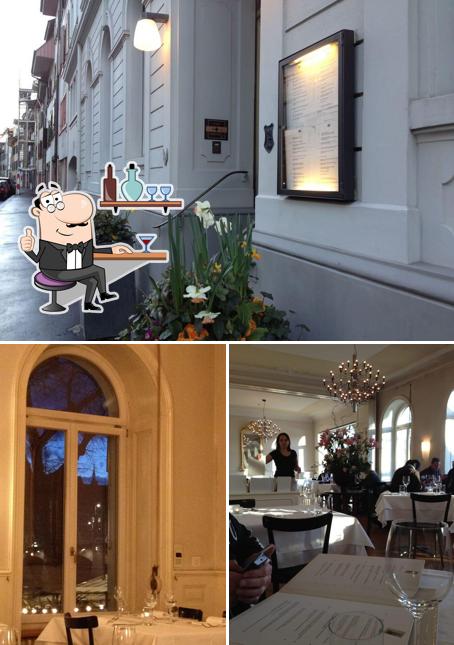 Gli interni di Restaurant Krafft Basel