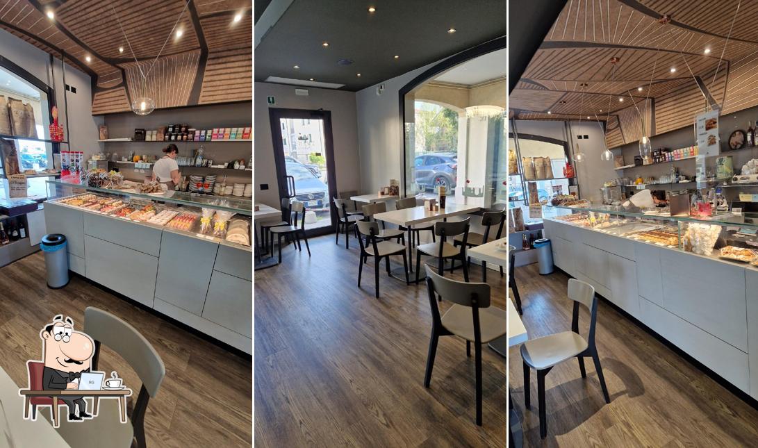 Dai un'occhiata agli interni di Twins' bakery
