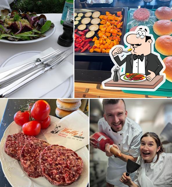 Tra le varie cose da Wally's Gstaad si possono trovare la cibo e bevanda