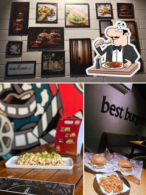 Food at Burger Lounge