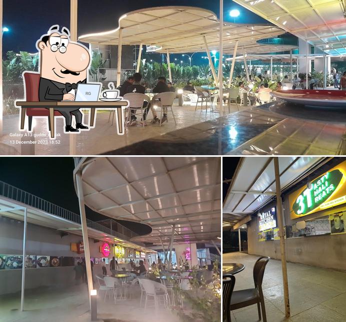 The interior of Flamingo Resto Drive inn Restaurant