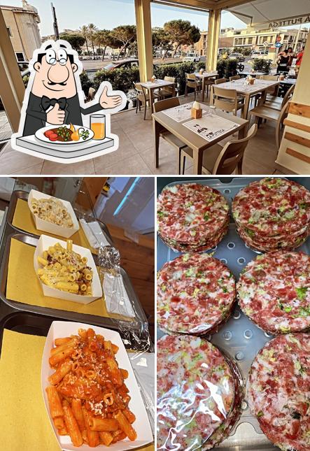 Tra le diverse cose da La Puttega Hamburgeria - Gastronomia si possono trovare la cibo e esterno