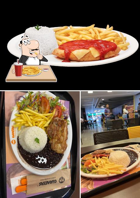 Batata frita em Giraffas - Aeroporto Afonso Pena