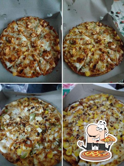 Order pizza at Mother And Daughter Snacks Corner