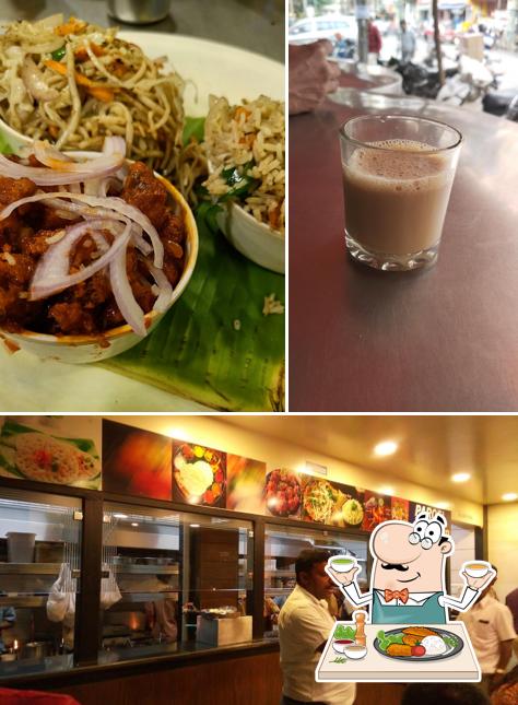 Among different things one can find food and interior at New Swathi Grand Mathikere