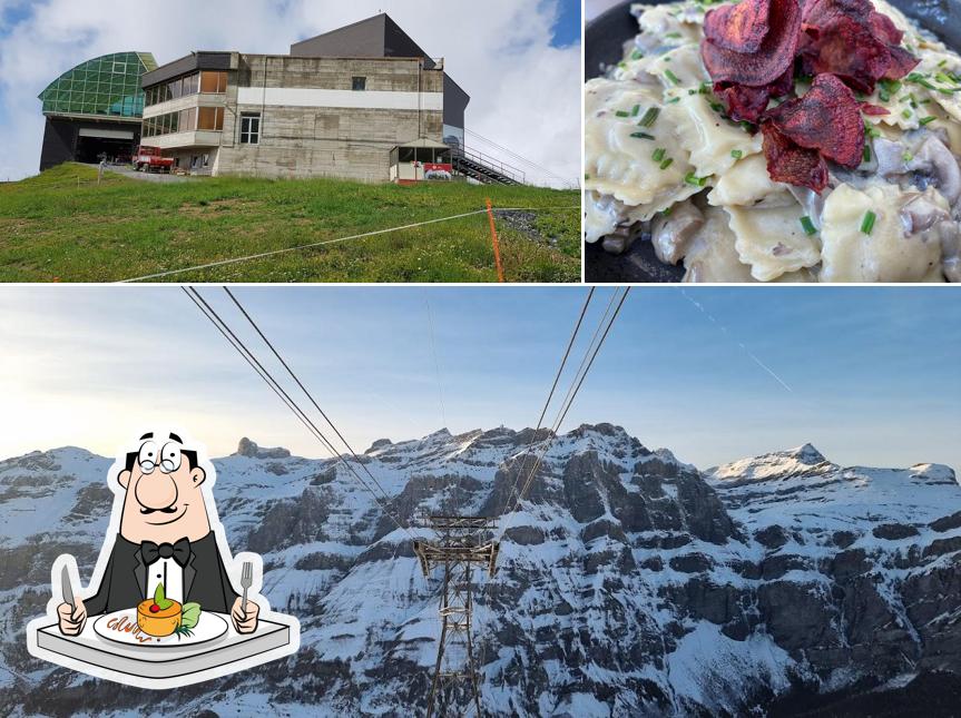 La cibo e esterno del ristorante