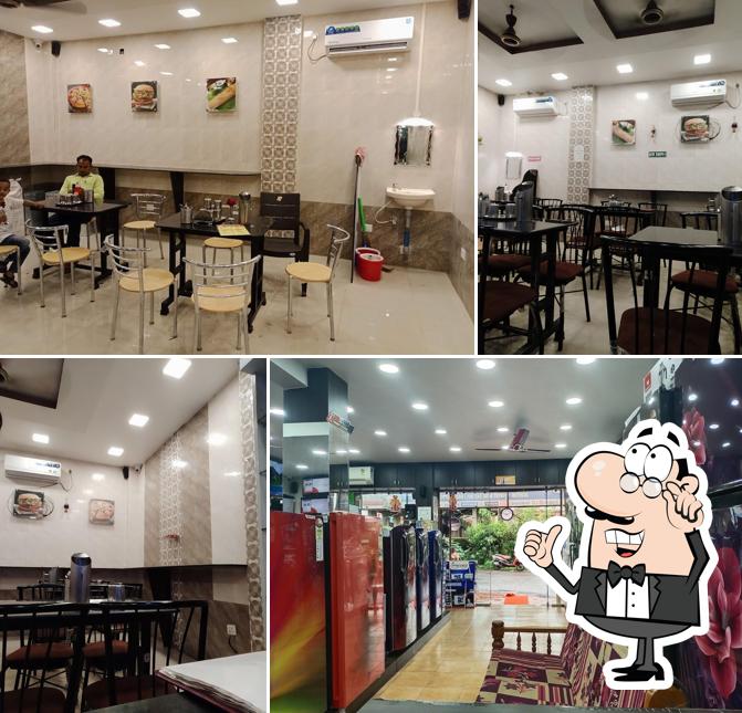Take a seat at one of the tables at Trupta Potoba