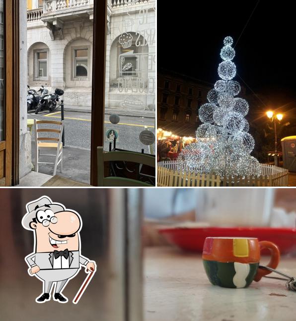 La foto della esterno e cibo di Ginger Tea & Cakes