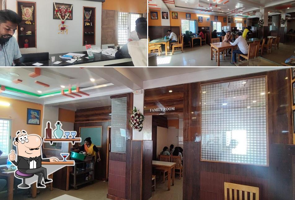 The interior of Chikkaballapur Military Hotel