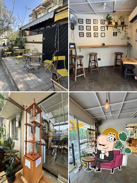 The interior of Toops Coffee