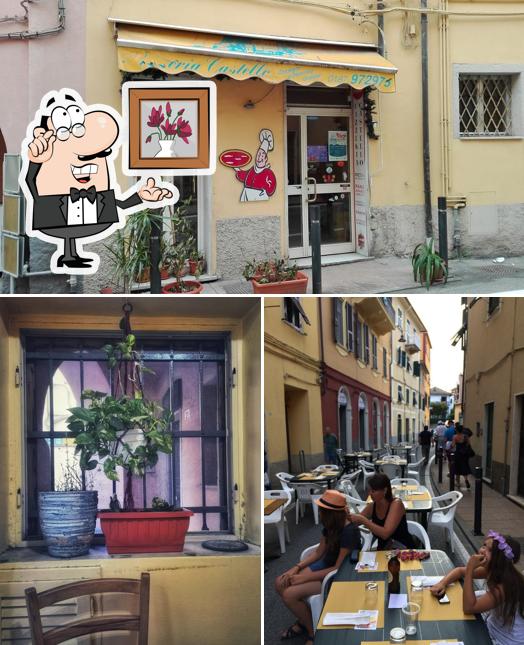 Gli interni di Pizzeria Castello