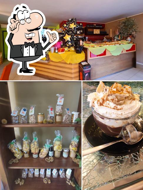 Dai un’occhiata alla foto che mostra la interni e cibo di Bar La Corte Wine & Beer