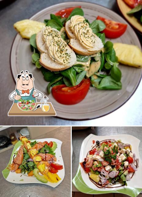 Insalata greca al Café-restaurant du Téléphérique Chalais Sàrl