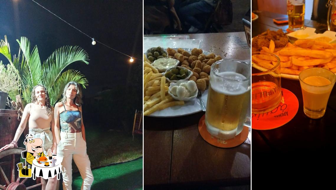 Platos en Deck Pub Velho Oeste