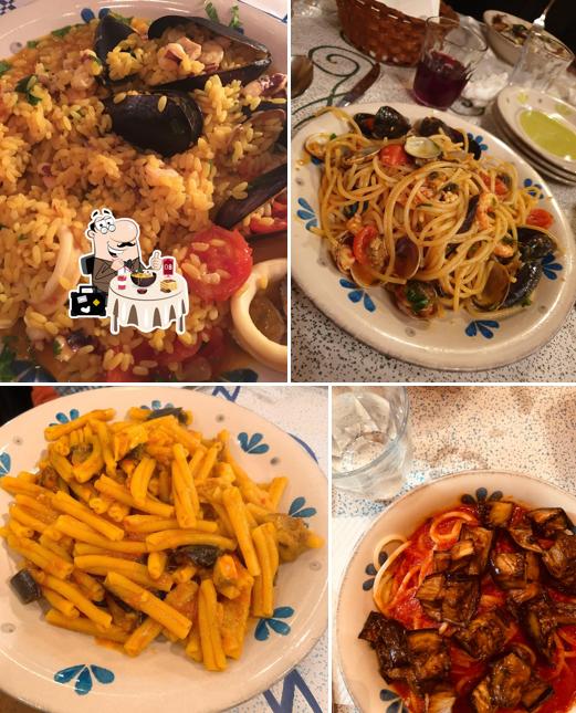 Platti al Trattoria Al Vecchio Club Rosanero