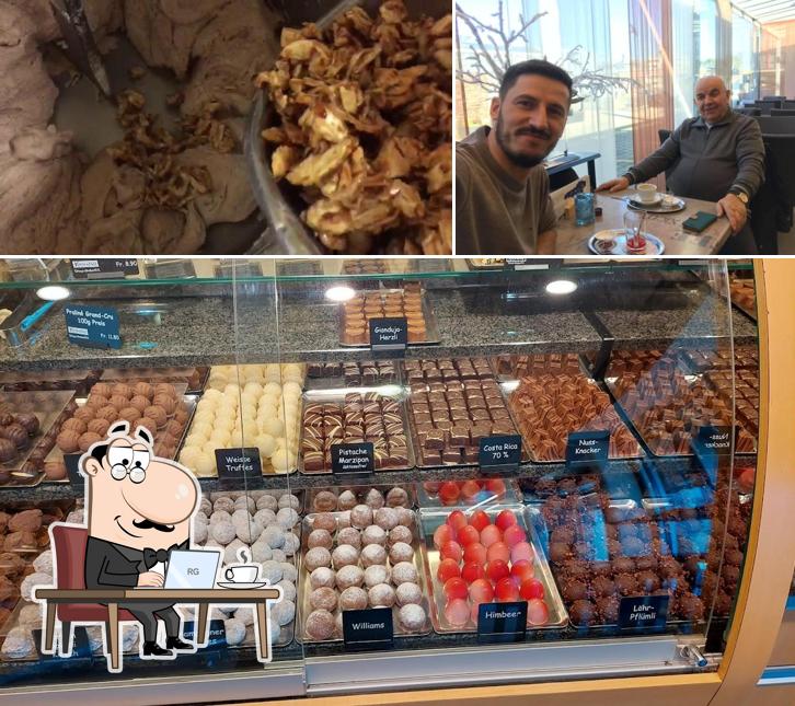 La interni e cibo del ristorante