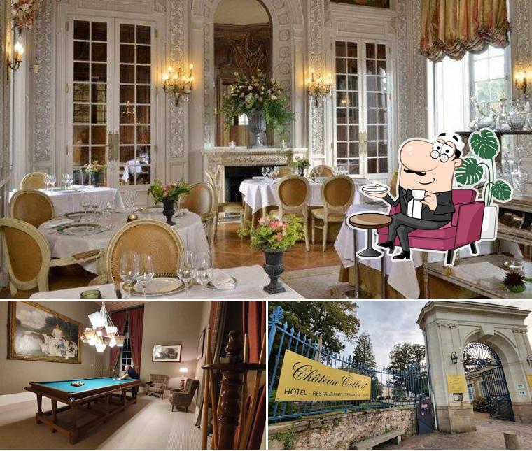 Installez-vous à l'une des tables de Château Colbert