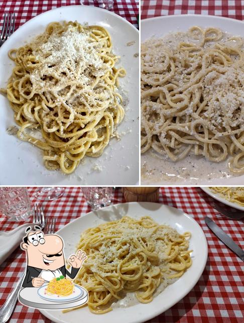 Spaghetti alla carbonara al Ristorante La Campagnola Spaghetti alla carbonara al Ristorante La Campagnola