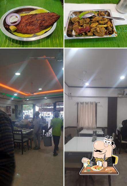 The image of food and interior at Ammayi Veedu Saravanampatti