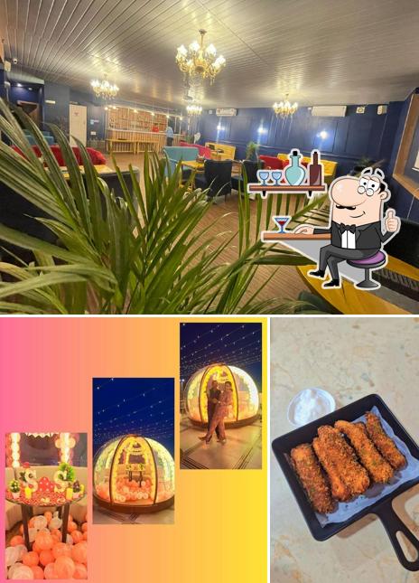 The interior of The Dome Cafe - Gachibowli