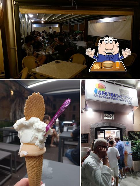 Questa è la foto che presenta la cibo e interni di Gretel Factory Gaeta