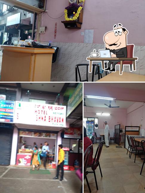 Check out the picture displaying interior and food at Hotel Shri Krishna Bhavan - Pure Veg