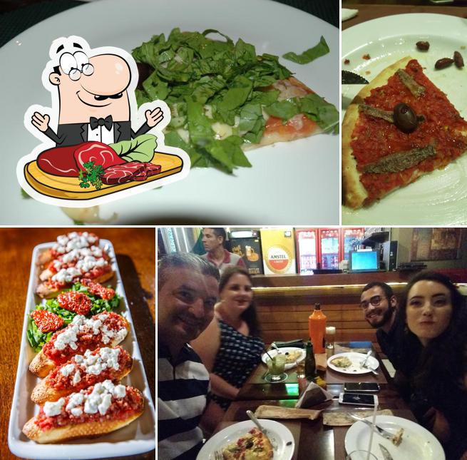Carpaccio de carne em Pizzaria Freemont