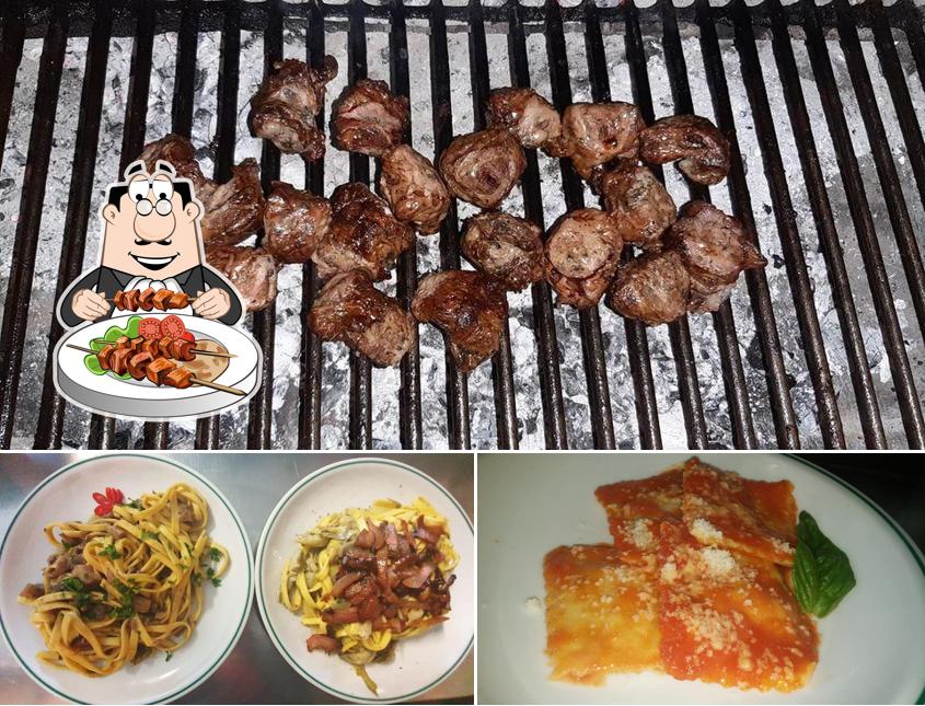 Platti al Trattoria Madonna Scoperta