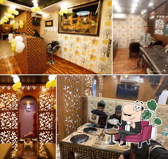 The interior of kohinoor restaurant
