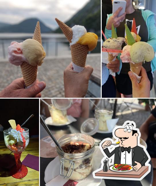 Platti al Gelateria Visconti