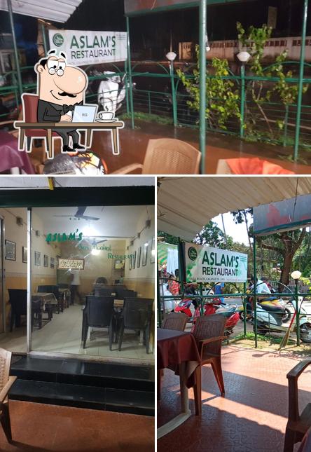 The interior of Kashmiri Wazwan Restaurant
