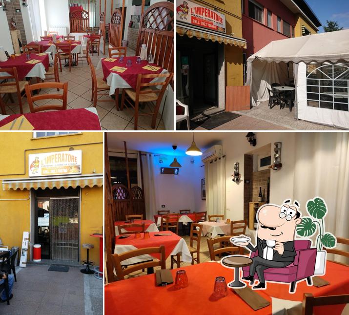 Siediti a un tavolo di Pizzeria L'imperatore