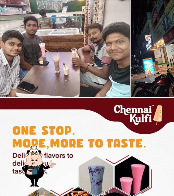 Enjoy a beverage at Chennai kulfi Maraimalai nagar