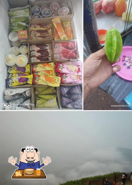 The image of food and exterior at Nandini Milk Parlor