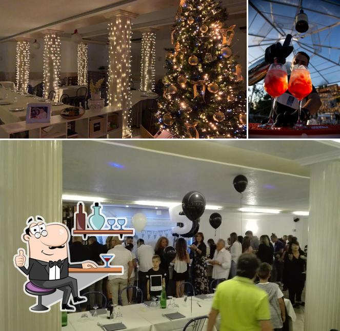 La interni e birra del ristorante