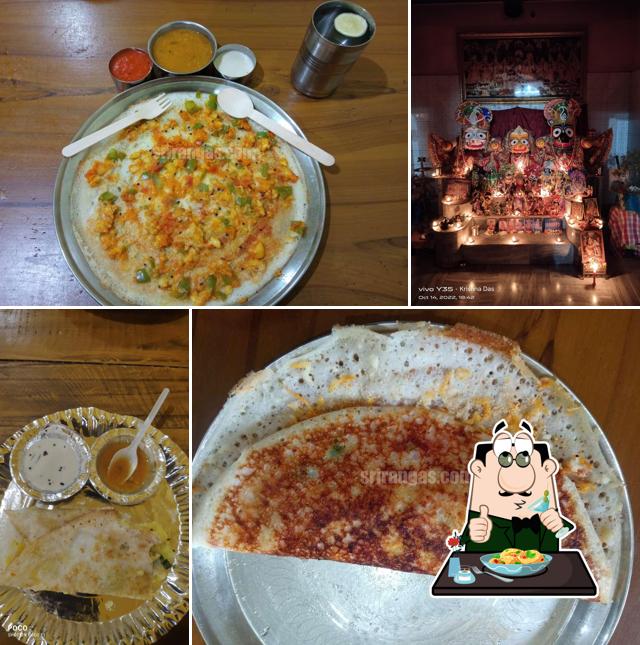 Macaroni and cheese at Sri Rangas Restaurant