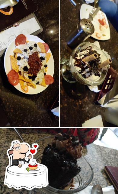 The Chocolate Room provides a number of sweet dishes