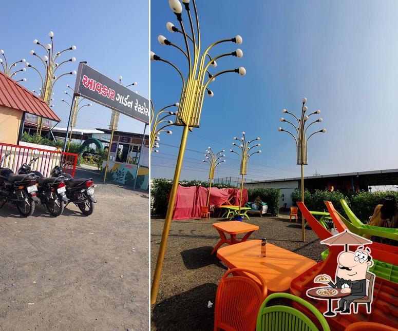 The exterior of Aavkar Garden Restaurant