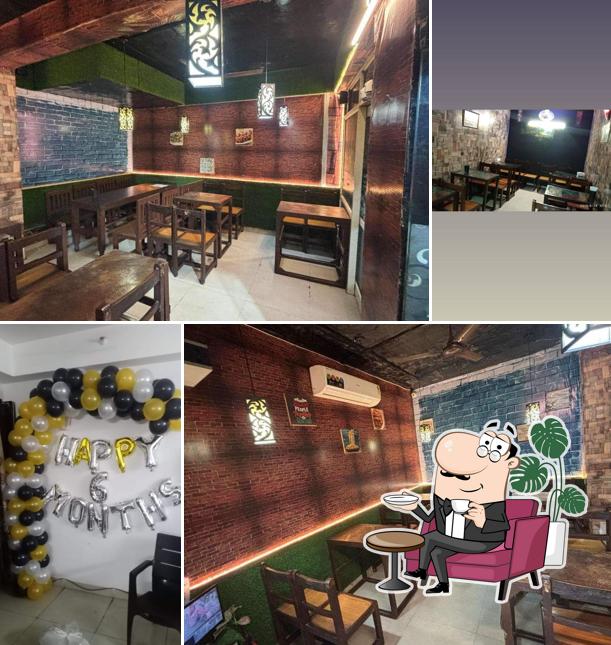 The interior of Ghaziabad Garam masala restaurant