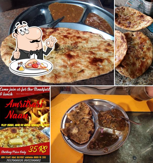 Pick pizza at Amritsari naan