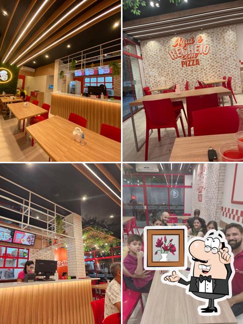 O interior do Doutor Pizza - Cruzeiro